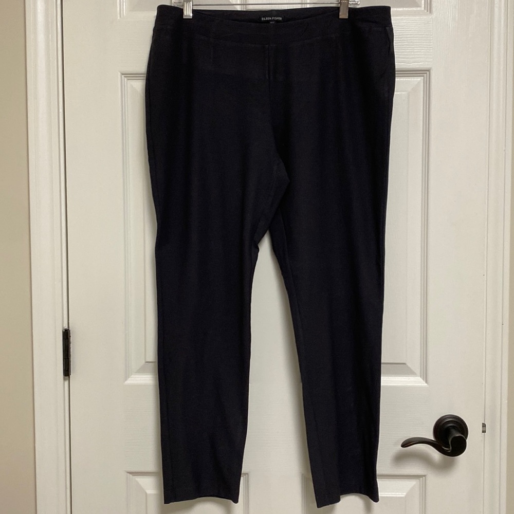 Eileen Fisher Washable Stretch Crepe Pant